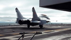 МиГ-29К. Взлёт и посадка на ТАВКР “Адмирал Кузнецов”