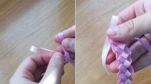 Как сплести фенечку дружбы(из атласных лент) TUTORIAL