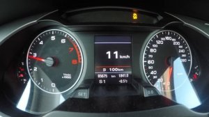 4K!!! Audi A4 B8 2.0 TFSI (211 HP) quattro sedan S tronic 0-100 0-200 acceleration sound rev