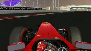 Прохождение трассы Yas Marina Curcuit F1