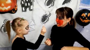 Хэллоуин Челлендж Грим На Хэллоуин 2019 ПОЛИНА (POLINA) Kids Show 0+