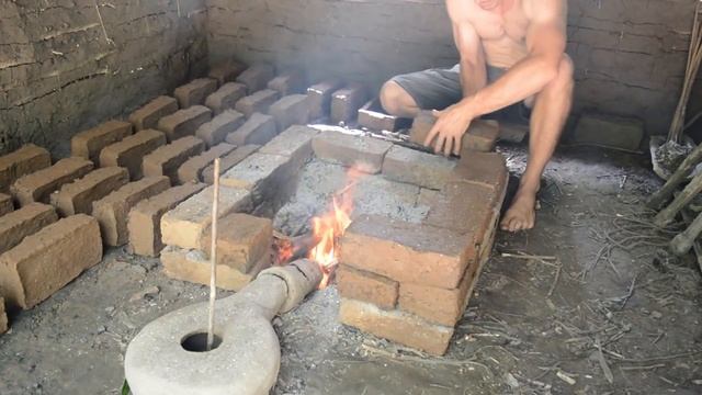 Primitive Technology. Обожженный кирпич