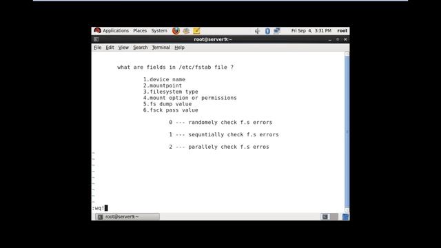 LINUX Administration tutorials || Demo - 5 || by Mr. Srinivas On 04-09-2020 @9:30AM