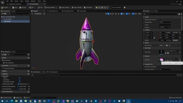 Основы блюпринтов в Unreal Engine 5, часть #07. Event Graph и таймлайн