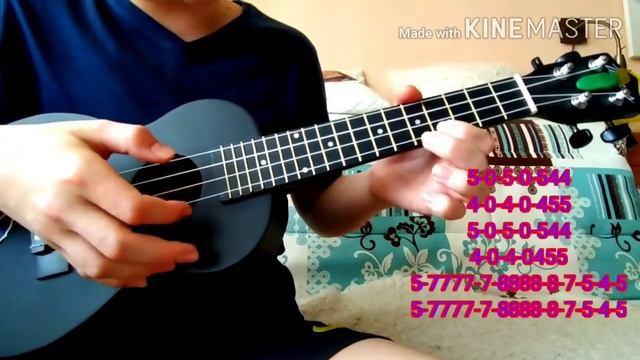 Самые простые мелодии на одной струне для новичков укулеле смотреть онлайн