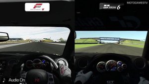 Forza Motorsport 4 vs Gran Turismo 6 Demo - Nissan GT-R at Silverstone National