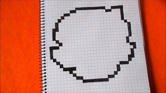 Колетт Бравл Старс Как рисовать по клеточкам Brawl Stars Colette How to Draw Pixel Art