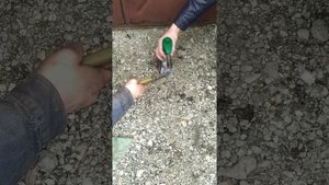 пайка щеток стартера,с помощью газовой горелки и плоскогубцев