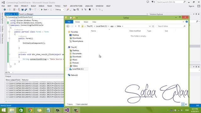how to connect C# with Oracle database смотреть онлайн
