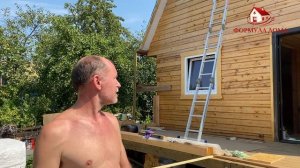 Дом 5х6 из профилированного бруса 140х140