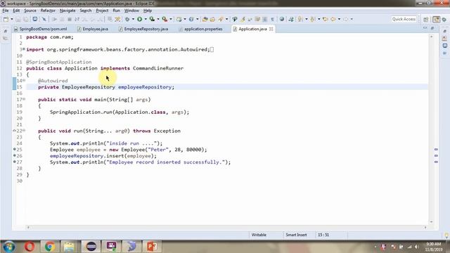 Inserting Data into a Database using JdbcTemplate and Spring Boot | Spring Boot Tutorial