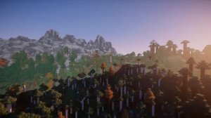 What If We Fly Over Minecraft 1.18.1 with LoDs? (Distant Horizons 1.6.1a + Nostalgia 4.0 shaders)