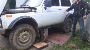 Нива джипинг, ремонт раздатки и занижение 3 к 1