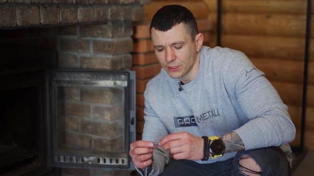 Банная печь. Меняем уплотнительный шнур. смотреть онлайн