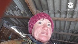 Жизнь в селе#Казахстан#Буран,света нет,упала стена в сарае.