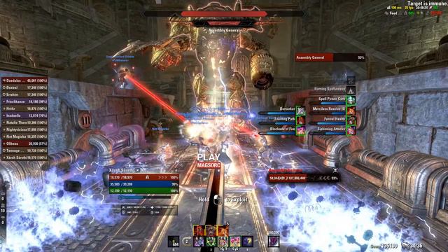 Elder Scrolls Online Veteran Halls of Fabrication - Final Boss смотреть онлайн