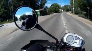 Бешеная езда на BMW F650GS DAKAR. Гонка с HONDA.