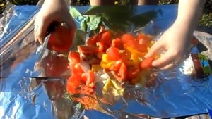 GVK : Овощи в фольге, овощи на костре, крылышки на костре, сосиски на костре