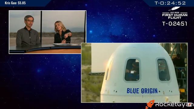 Миллиардер Джефф Безос летит в космос. Прямая трансляция суборбитального полета Blue Origin смотреть онлайн