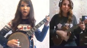 Janna & Kamilla - "Jingle Banjo Bells" !