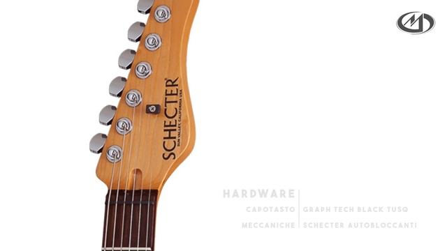 SCHECTER CUSTOM SHOP - SUNSET CUSTOM II TRANS SKY BLUE palissandro смотреть онлайн