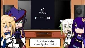 Genshin Characters reacts to the traveller (Mc Lumine) | Gacha Club | Genshin Impact