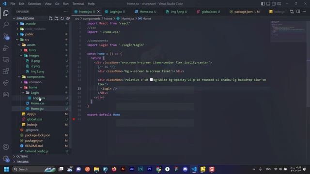 Build an amazing React Login page | Using Tailwindcss смотреть онлайн
