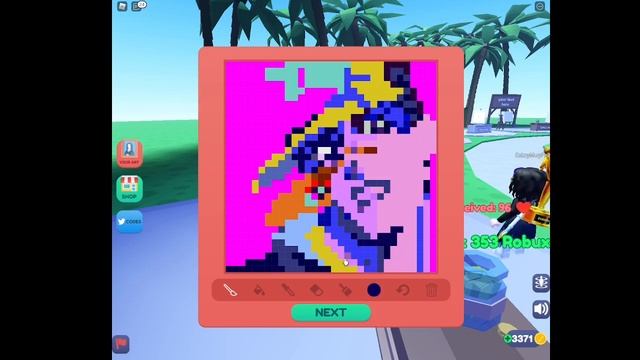 Drawing part 6 Jotaro in Roblox Starving Artists (SPEEDPAINT) смотреть онлайн