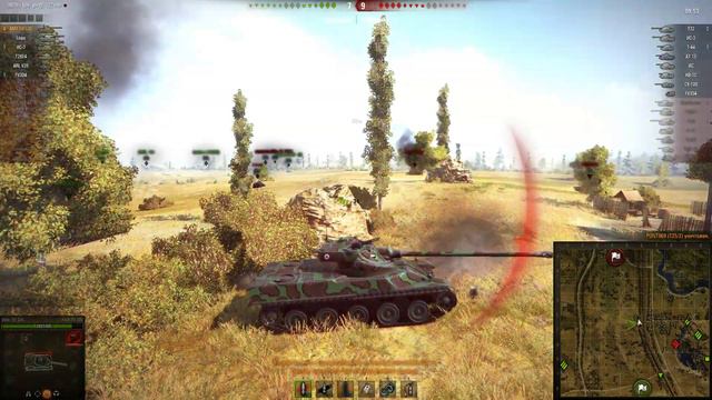 World of Tanks. АМХ 50 100. 2014 год!!! Первые 11 ФРАГОВ по аккаунту! 7800 урона! ЗАТАЩИЛ! смотреть онлайн