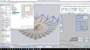 Параметрическая модель высотного здания (Grasshopper  + Сапфир-Генератор + Лира-САПР)