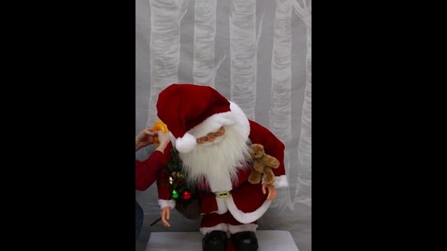 37236 Inflatable Classic Santa with Light-Up Tree смотреть онлайн