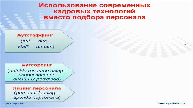 Можно ли обойтись без подбора персонала? смотреть онлайн