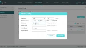 Настройка интерфейса TP-Link TL-SG2428P