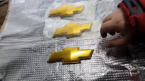 Эмблема шевроле на крышку багажника Авео Т250