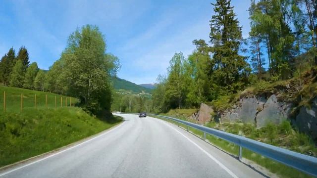 Driving Fv55 Hafslo - Gaupne | Norwegian Roads 4K UHD смотреть онлайн