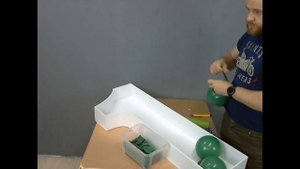 Аэромозаика, Аэромозайка из пенокартона и воздушных шаров. Цифра 1