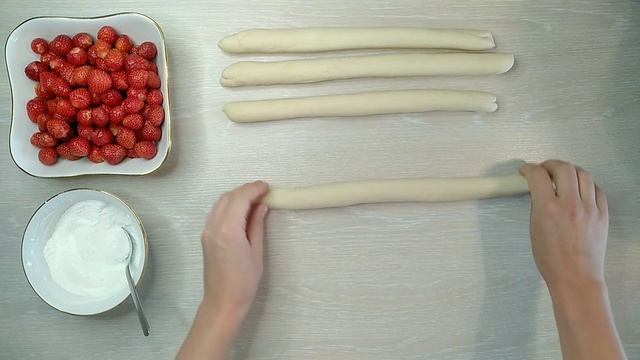 ВАРЕНИКИ С КЛУБНИКОЙ???Секреты и тонкости❗❗❗ Нежное тесто на молоке))) Простой рецепт!!! смотреть онлайн