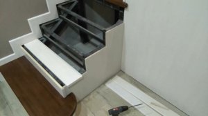 Обшивка металлокаркаса, лестница обшивка, монтаж лестницы