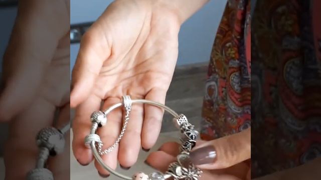 Соединительная цепочка для браслета типа Пандора смотреть онлайн