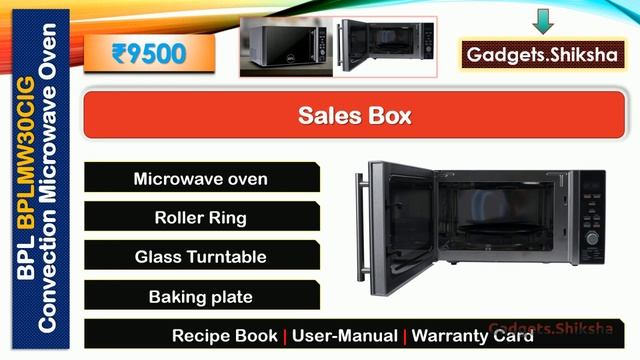 30-Liter Convection Microwave Oven under 10000 Rupees {हिंदी में} | #BPL BPLMW30CIG смотреть онлайн