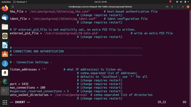 PostgreSQL installation and configuration on Ubuntu Operating System. Create user. смотреть онлайн