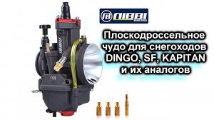 Плоскодроссельные карбюраторы для снегоходов Dingo, SF , Kapitan  и их аналогов