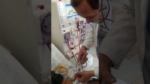 Гемодиализ - Fresenius Medical Care 4008$  (отключение)