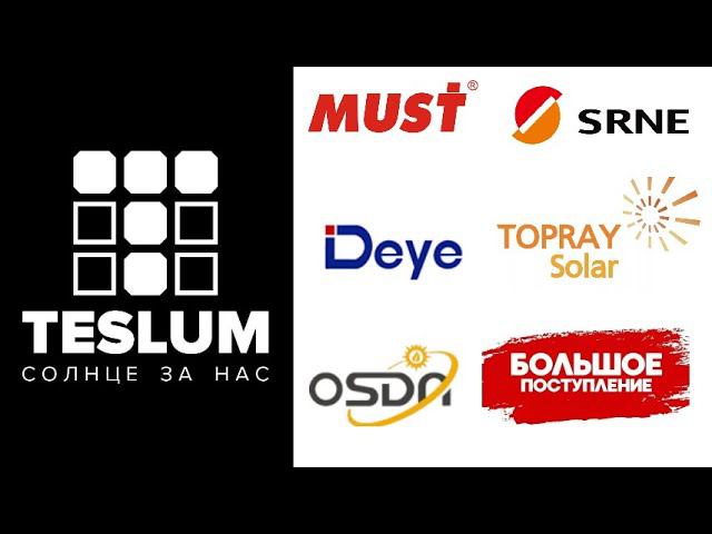 Открытие филиалов TESLUM. Поступление продукции на склад.