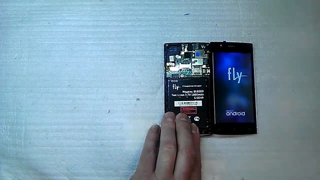 Ремонт FLY FS451 замена LCD - разборка /Repair FLY FS451 replace LCD - disassemble