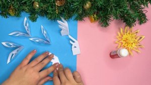 ? 5 ПРОСТЫХ НОВОГОДНИХ ПОДЕЛОК ? новогодние поделки из бумаги, новогодние украшения