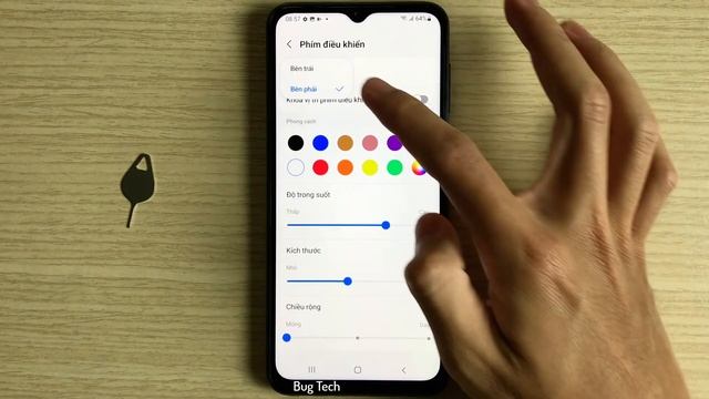 Bảng ở cạnh, màn hình cạnh trên Samsung A23 Android 12 смотреть онлайн