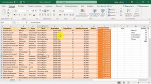 Курс по Excel.Урок 11.Копирование и перенос строк таблицы, скрытие строк и столбцов.Найти и заменит