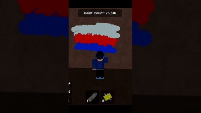 Drawing Russia Flag and coming back in 5 Minutes…??? #roblox #shorts