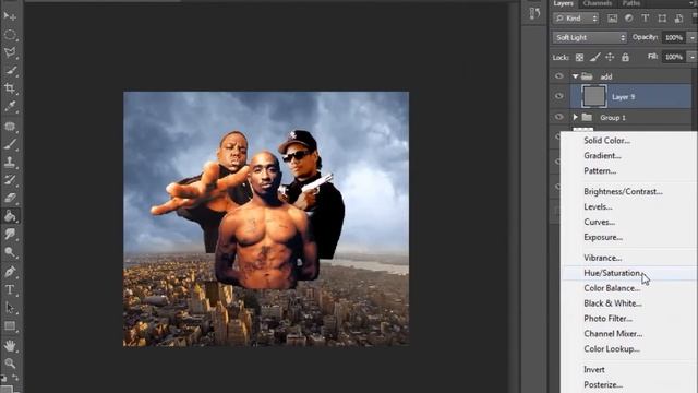 Mixtape Cover Designed in Photoshop - 2pac, Biggie, Eazy E.. смотреть онлайн